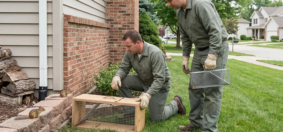 Remove Chipmunks From Yard in Montville