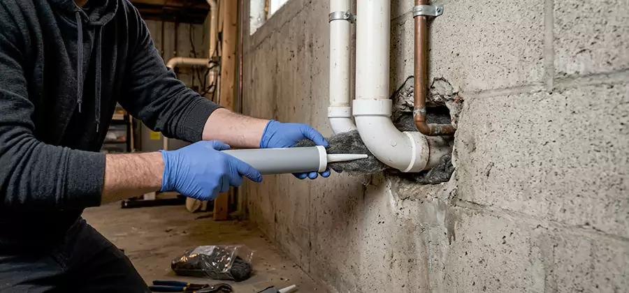 Mouse Proofing Pipes in Montville